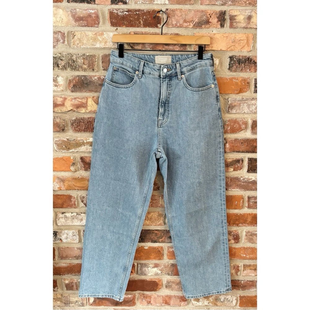 Everlane The Curvy Way High Jeans Straight Leg Light Wash, 29
